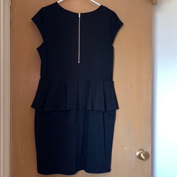 Mossimo Peplum  Black Dress. EUC. Size XXL. - Picture 3 of 6